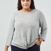 Women 89th + Madison Tops | 3/4 Sleeve Crewneck Top