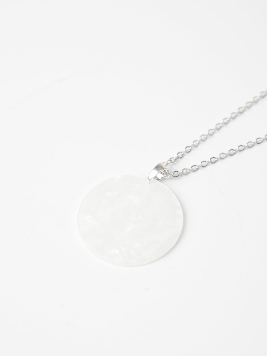 Women 89th + Madison Necklaces | Marbled Necklace Cream