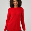 Women 89th + Madison Sweaters & Cardigans | Shaker Crewneck Raglan Sleeve Pullover