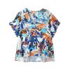 Women 89th + Madison Tops | Printed Button Front Dolman Top Sunset Tropical