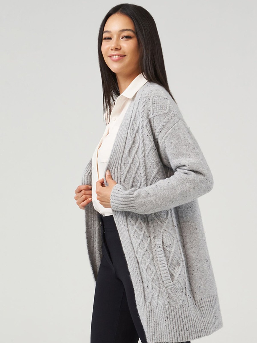 Women 89th + Madison Sweaters & Cardigans | Mixed Cable Open Cardigan