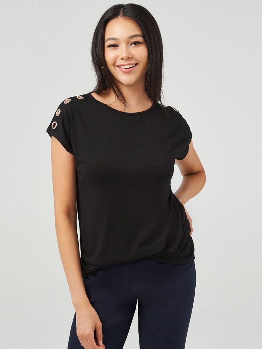 Women 89th + Madison Tops | Boat Neck Dolman Tee