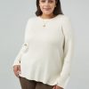 Women 89th + Madison Sweaters & Cardigans | Rib Crewneck Pullover