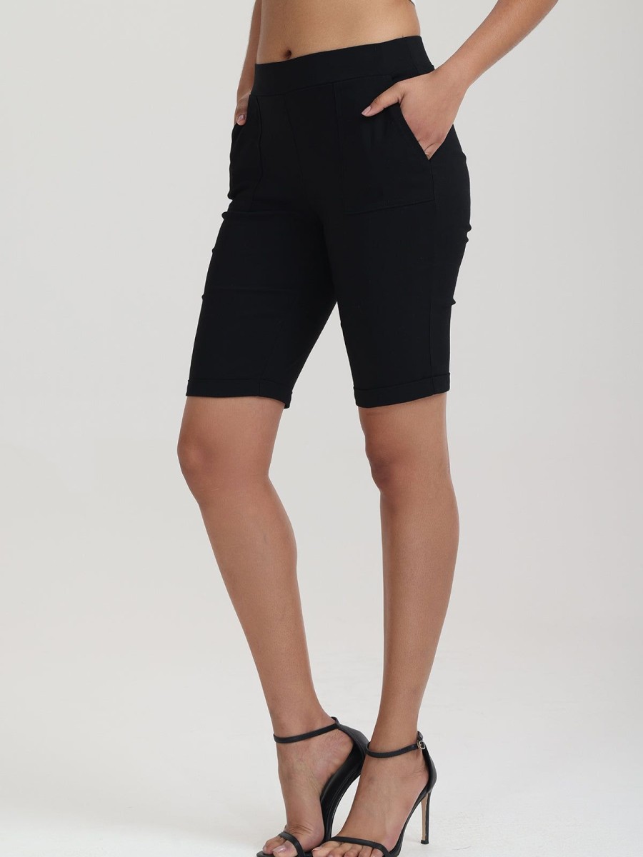 Women 89th + Madison Pants | Pull On Bermuda Shorts