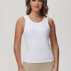 Women 89th + Madison Tops | Rib Racer Tank Top