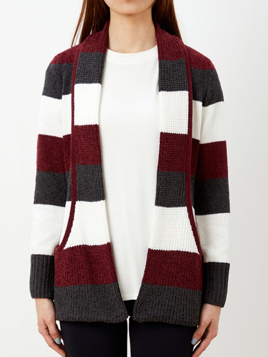 Women 89th + Madison Sweaters & Cardigans | Chenille Colorblock Cardigan